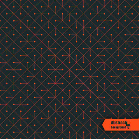 Abstract modern background with rhombus and dots design.のイラスト素材