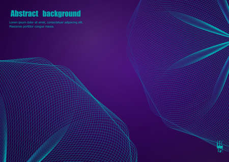 Abstract trendy colors background with blur gradient elements for modern flyer, brochure design. Eps10 vector illustrationのイラスト素材