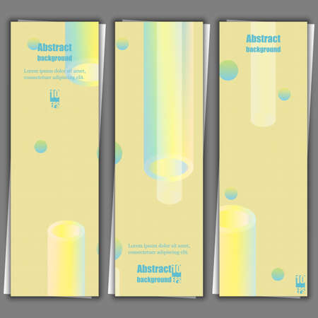 Holographic abstract background. Stylish gradient backdrop with hologram. Banner template. Eps10 Vector illustrationのイラスト素材