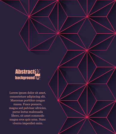 Abstract modern background with rhombus and dots. Eps10 Vector illustrationのイラスト素材