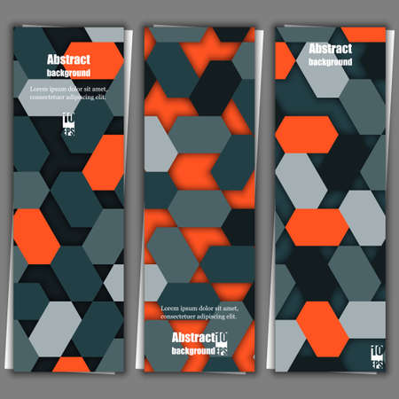 Abstract background with geometric pattern. Baner template. Eps10 Vector illustrationのイラスト素材