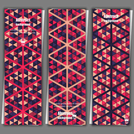 Abstract background with geometric pattern. Banner template. Eps10 Vector illustrationのイラスト素材