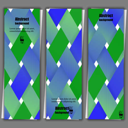 Colorful abstract 3d stripe background. Banner template. Eps10 Vector illustrationのイラスト素材