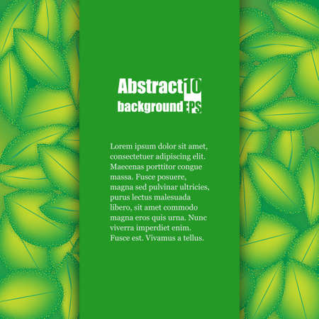 Abstract floral background with petals pattern. Brochure template.のイラスト素材