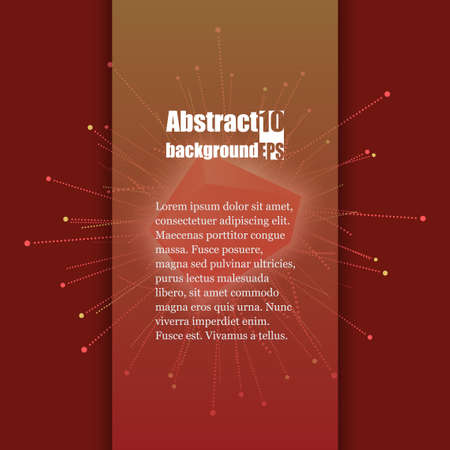 Abstract faceted element cracked into multiple fragments. Explosion effect. Brochure template. Eps10 Vector illustration.のイラスト素材