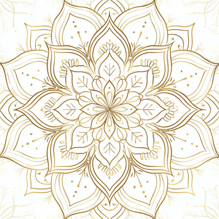 Mandala. Ethnic decorative element. Hand drawn backdrop. Islam, Arabic, Indian, ottoman motifs.の素材