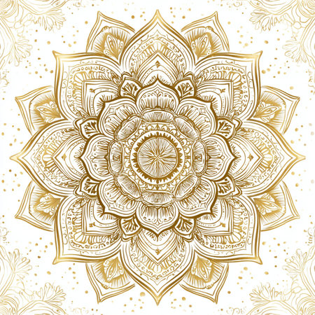 Mandala pattern. Vintage decorative elements. Hand drawn background. Islam, Arabic, Indian, ottoman motifs. Perfect for printing on fabric or paper.の素材
