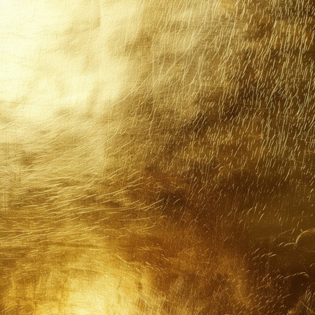 Gold abstract background or texture and gradients shadow. Gold foil textureの素材