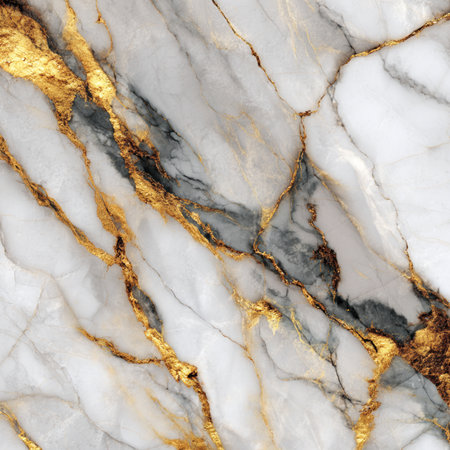 Marble patterned texture background. Marbles of Thailand, Gold.の素材