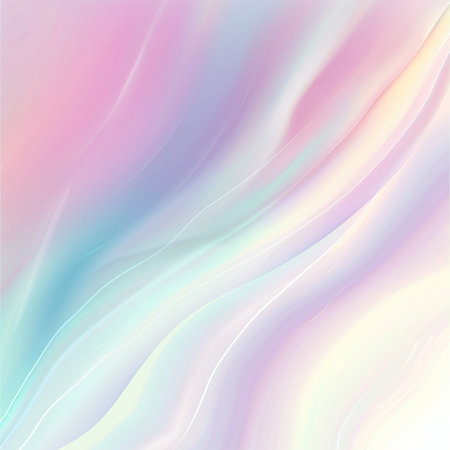 Abstract background with smooth lines in pastel colors. Vector illustration.の素材