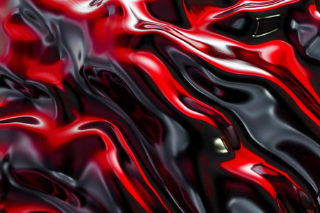Red and black abstract background. Computer generated illustration. 3D rendering.の素材