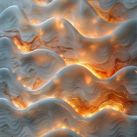 Abstract fractal. Fractal art background for creative design. Decoration for wallpaper, desktop, poster, cover booklet. Print for clothes, t-shirt. Creative illustration for designの素材