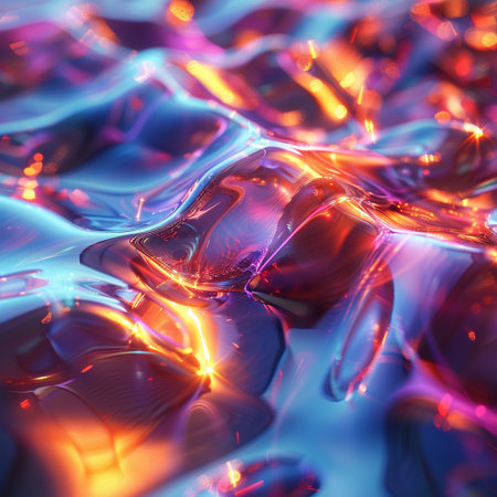 abstract background with some smooth lines in it (3d render)の素材