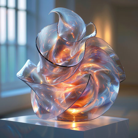 3d rendering of abstract fractal background. Computer generated graphics.の素材