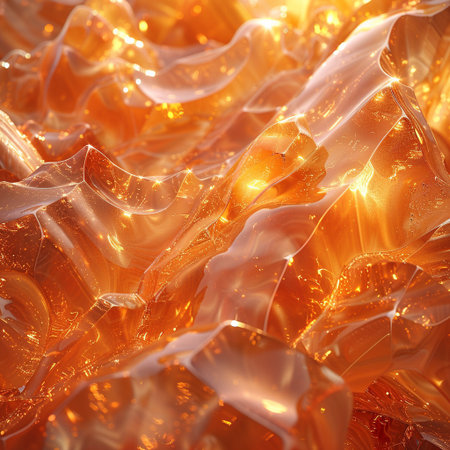 Abstract orange background. Close-up. 3d rendering, 3d illustration.の素材