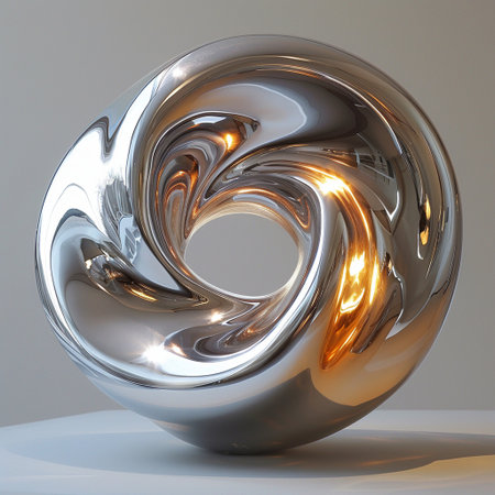 Abstract metallic background. 3d rendering, 3d illustration. Computer digital drawing.の素材