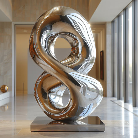 3d rendering silver metal letter Sle floor in modern officeの素材