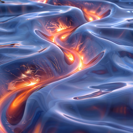 abstract fractal background a computer-generated 2D illustration, textureの素材