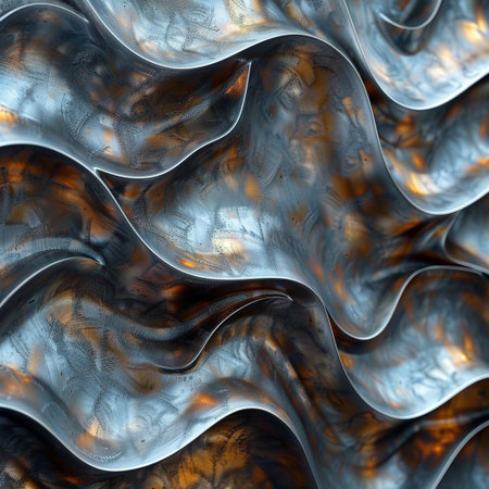 abstract fractal background a computer-generated 2D illustration, textureの素材