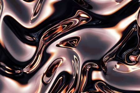 abstract metallic background with some smooth lines in it (see more in my portfolio)の素材