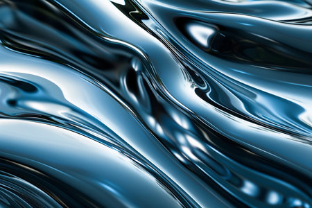 abstract metallic background with some smooth lines in it (see more in my portfolio)の素材