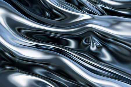 abstract metallic background with some smooth lines in it (see more in my portfolio)の素材