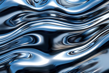 abstract metallic background with some smooth lines in it (see more in my portfolio)の素材