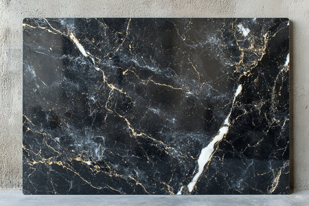 Black marble texture with natural pattern for background or design art work.の素材