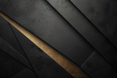 Black background with golden elements. Element for design. Template for designの素材