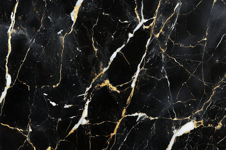 Black marble texture background pattern with high resolution. Can be used for interior decoration.の素材