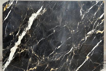 Black marble texture background pattern with high resolution for interior or exterior design.の素材