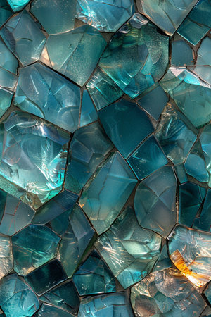 Broken glass texture. Abstract background for design with copy space.の素材