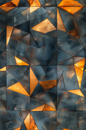 abstract background of a mosaic in the form of a square.の素材
