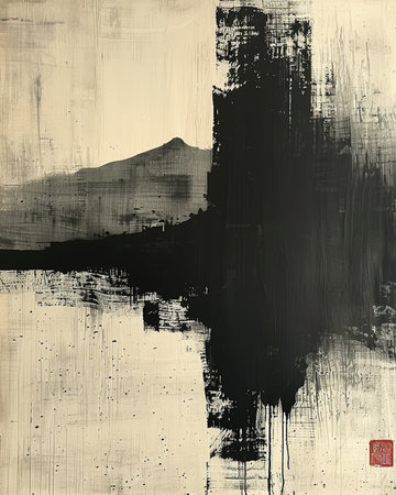 Grunge background with space for text or image. With different color patterns: yellow (beige); brown; blackの素材