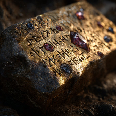 Engraved text on a stone in the cemetery, close-upの素材