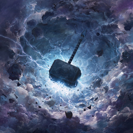 Digital illustration of a satellite in a surreal space. 3D renderingの素材