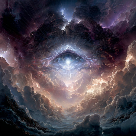 Fantasy alien planet in deep space. Collage. 3D renderingの素材