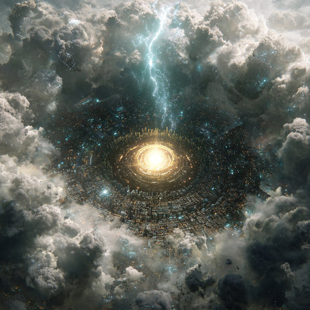 Fantastic view of the planet Earth from space. 3D renderingの素材