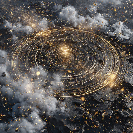 Cosmic space with planets, stars and nebula. 3d renderingの素材