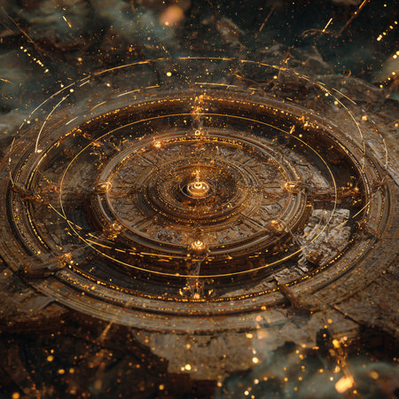 3D illustration of abstract fractal for creative design looks like galaxiesの素材