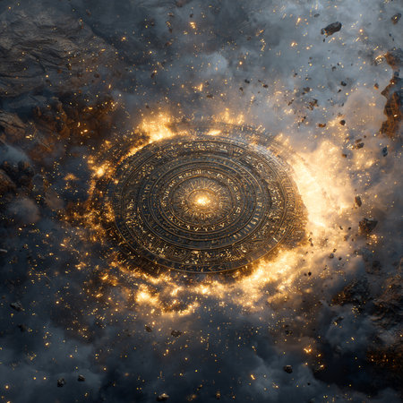 Fractal 3D illustration. Abstract fractal for creative designの素材