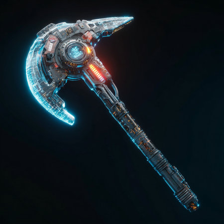 3D rendering of a space ship isolated on a black background.の素材