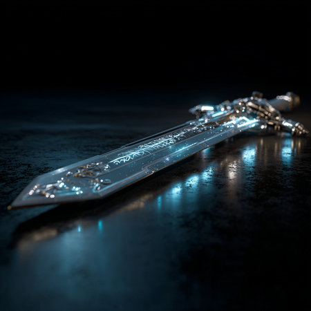 Cross of Jesus Christ on a dark background. 3D rendering.の素材