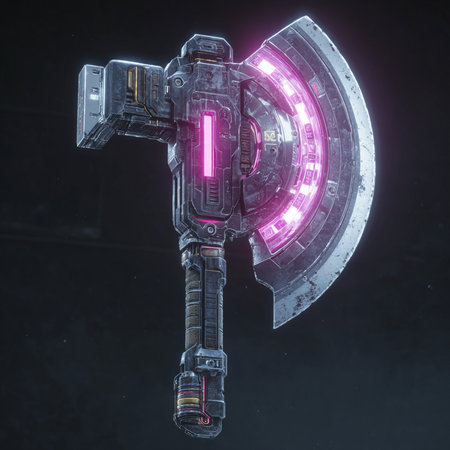 3D CG rendering of cyber space ship with neon lights. High resolutionの素材