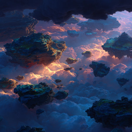 Abstract fractal background. Design element for brochure, advertisements, presentation, web and other graphic designer works. Digital collage.の素材