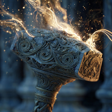 Burning incense in the shape of a vase close upの素材