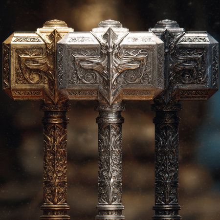 Crosses of the Holy Sepulchre in the Church of the Holy Sepulchre in Jerusalem, Israelの素材