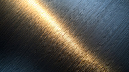 Metal background or texture of brushed steel plate with reflections. Iron plate and shinyの素材