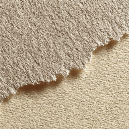 beige torn paper texture or background. High resolution photo. Full frame.の素材