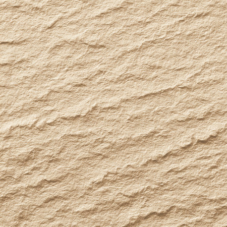 Beige sandstone texture. Seamless square background, tile ready. High resolution photo.の素材